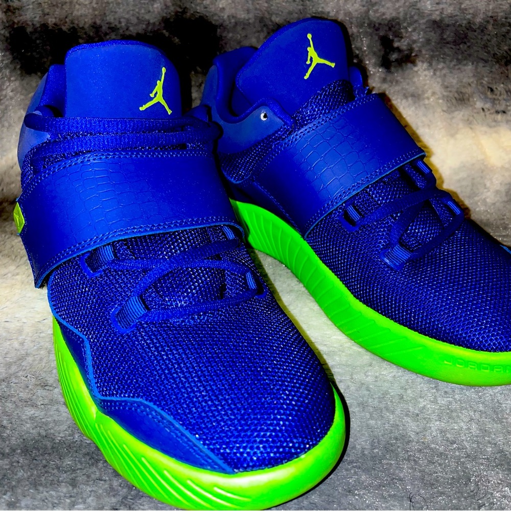 Youth Blue and Green Jordan’s